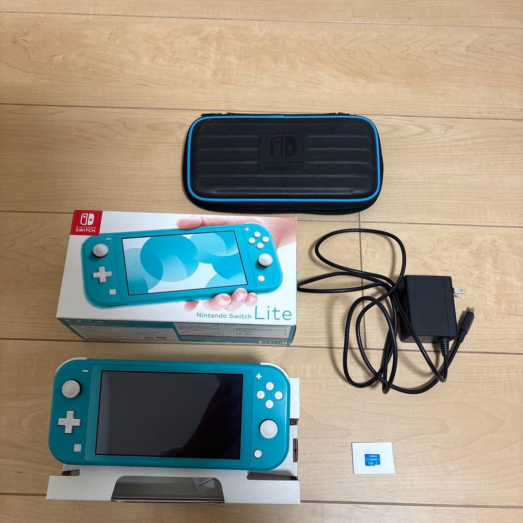 Nintendo Switch Lite ターコイズ　SDカード付き