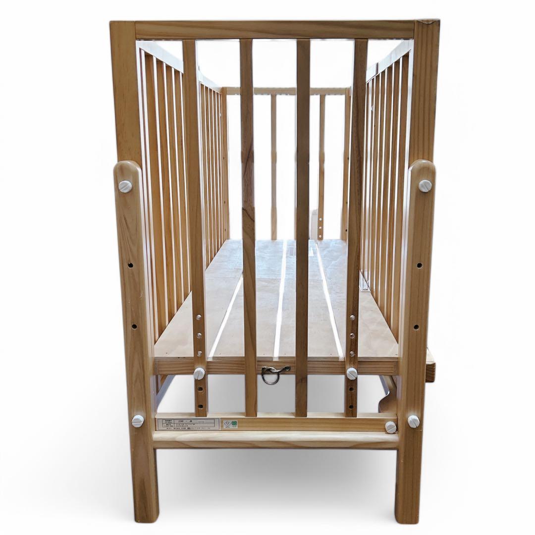 ✨良品✨大和屋 ベビーベッド そいねーるⅢ ナチュラル