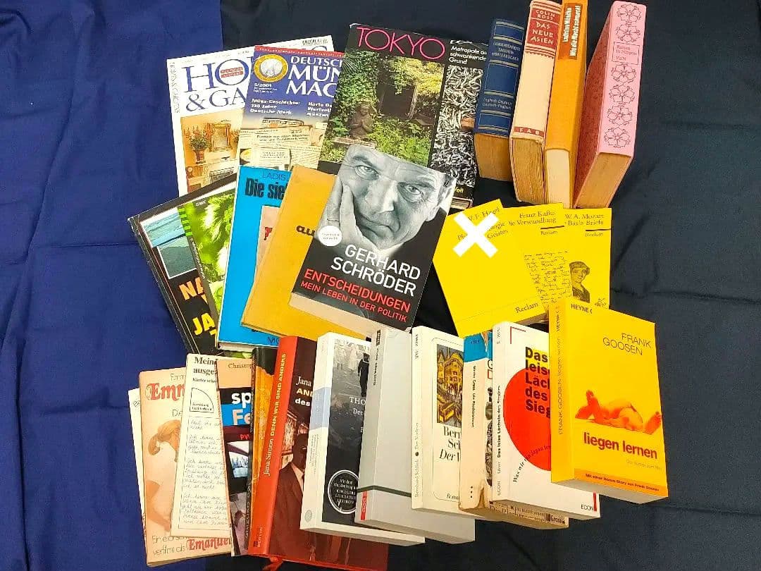 【ドイツ語書籍、雑誌まとめ】写真1枚目は全体。2枚目以降は詳細 ※バラ応相談