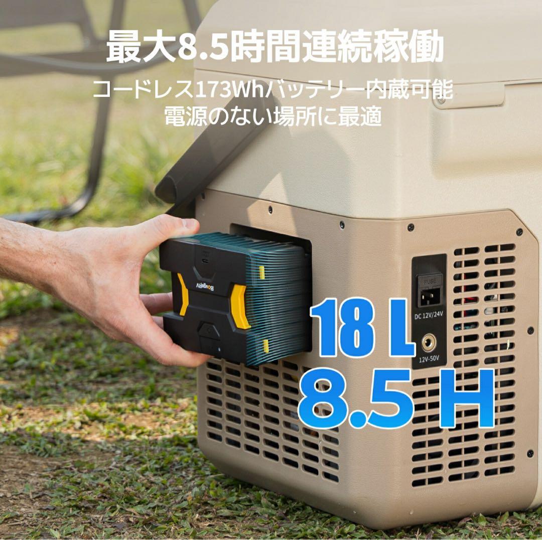 新品 動作確認のみBougeRV ポータブル冷蔵庫9L