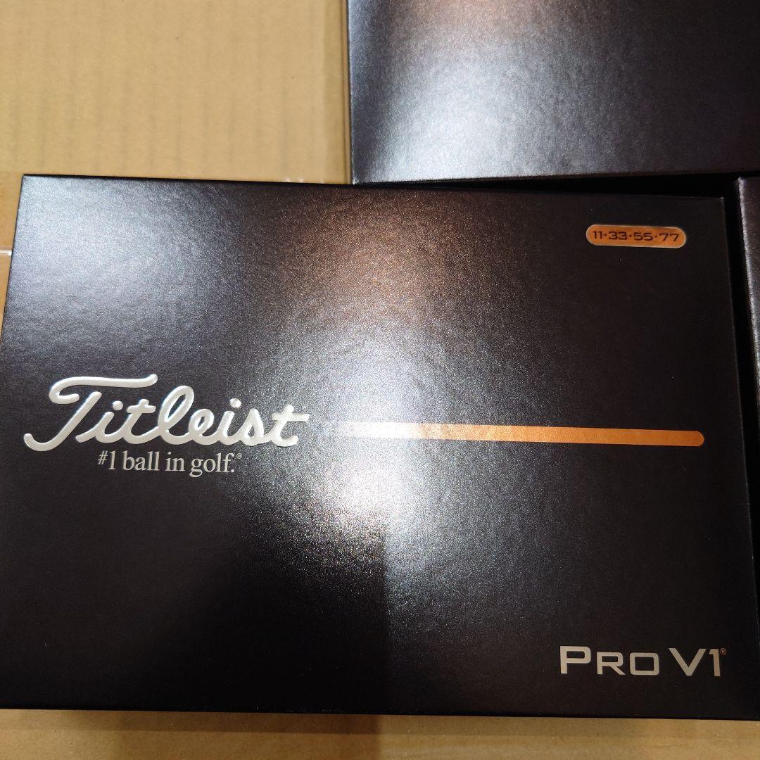 タイトリスト　ProV1 ダブルナンバー３ダース