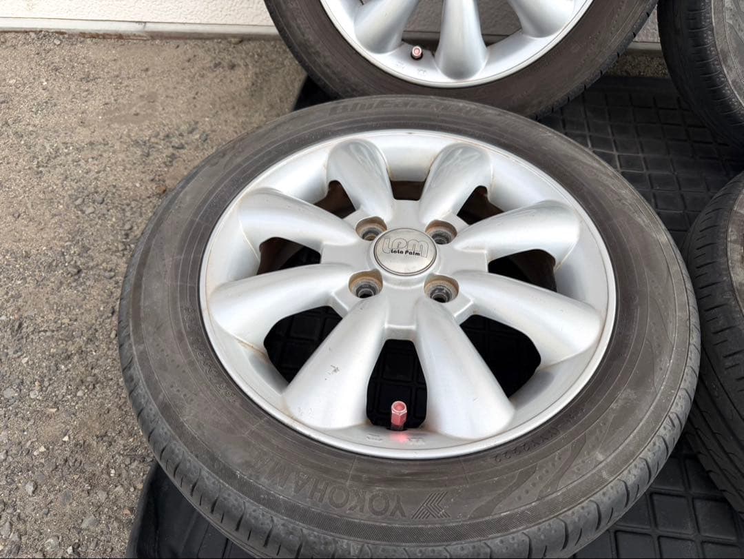 ララパーム14インチ　アルミホイールタイヤ付き4本セット