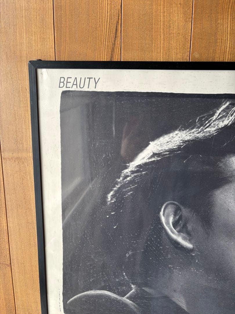 坂本龍一ポスター BEAUTY 1989年　フレーム入り