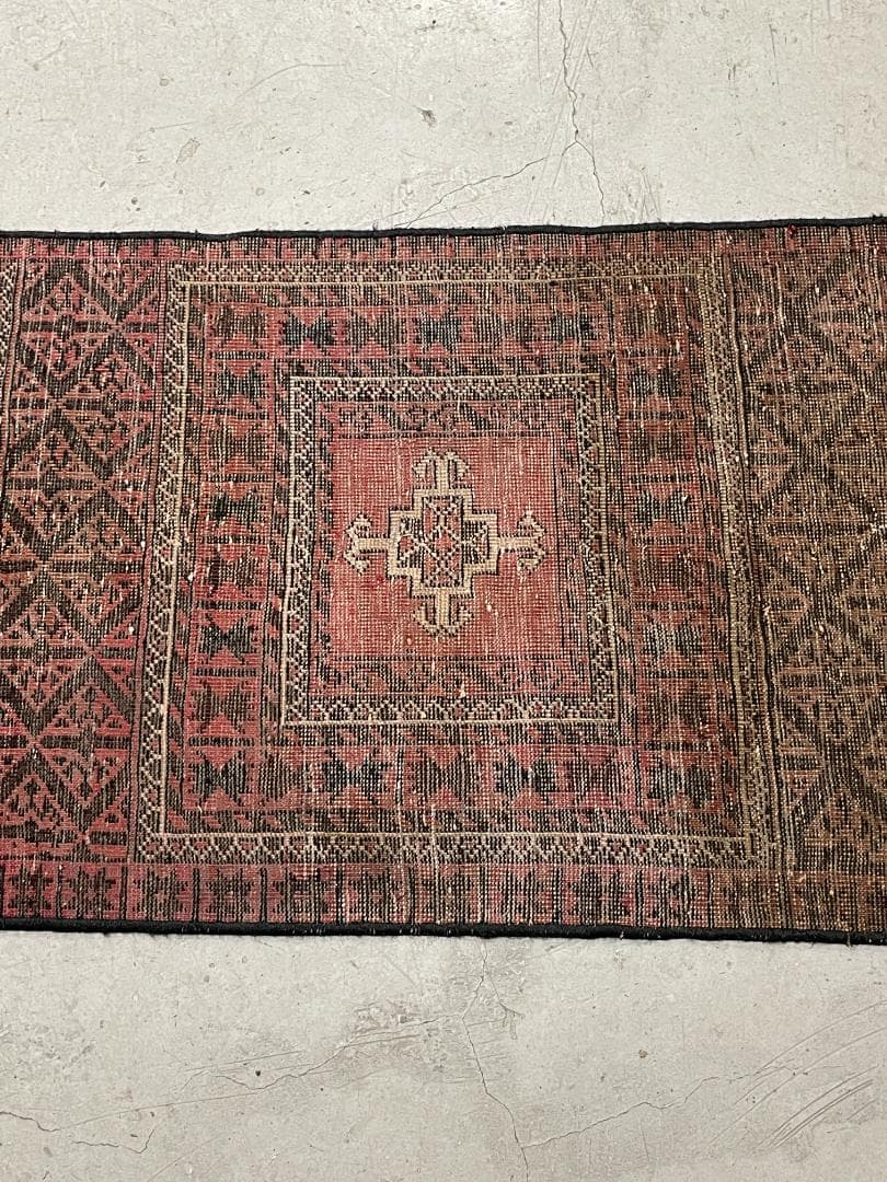 ⚪︎Vintage Rug⚪︎233cm×74cm　バルーチ族　ペルシャ　80s