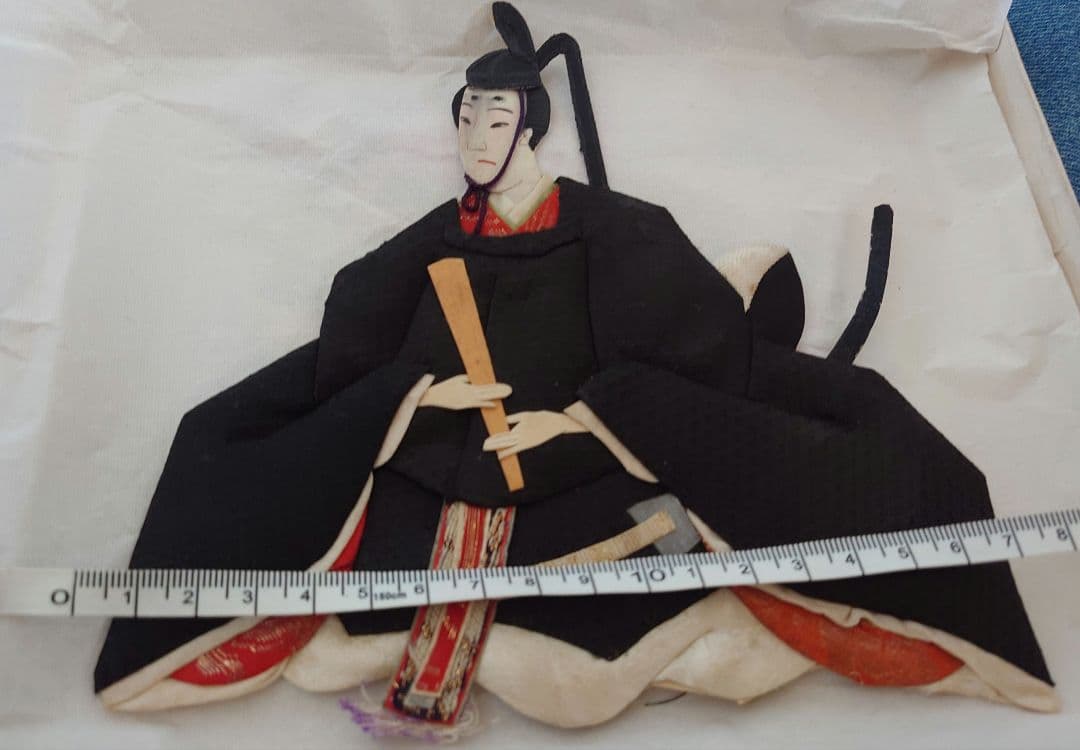 「押し絵雛の掛軸」内裏雛と三人官女と五人囃子