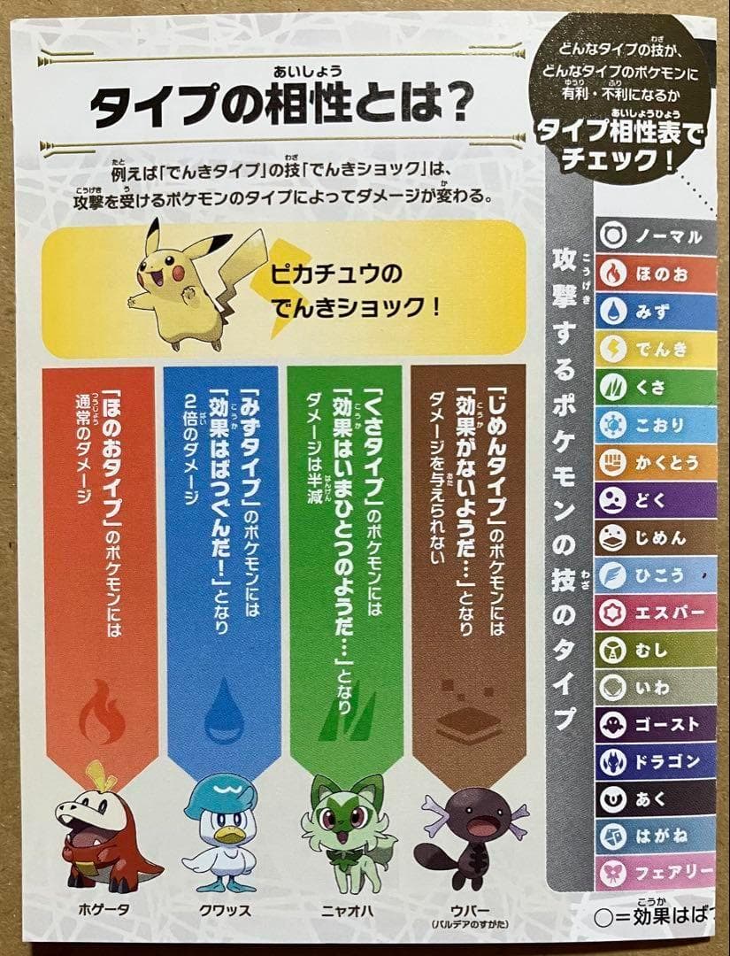 特典タイプ相性表付 ポケットモンスター バイオレット+ゼロの秘宝 ポケモン