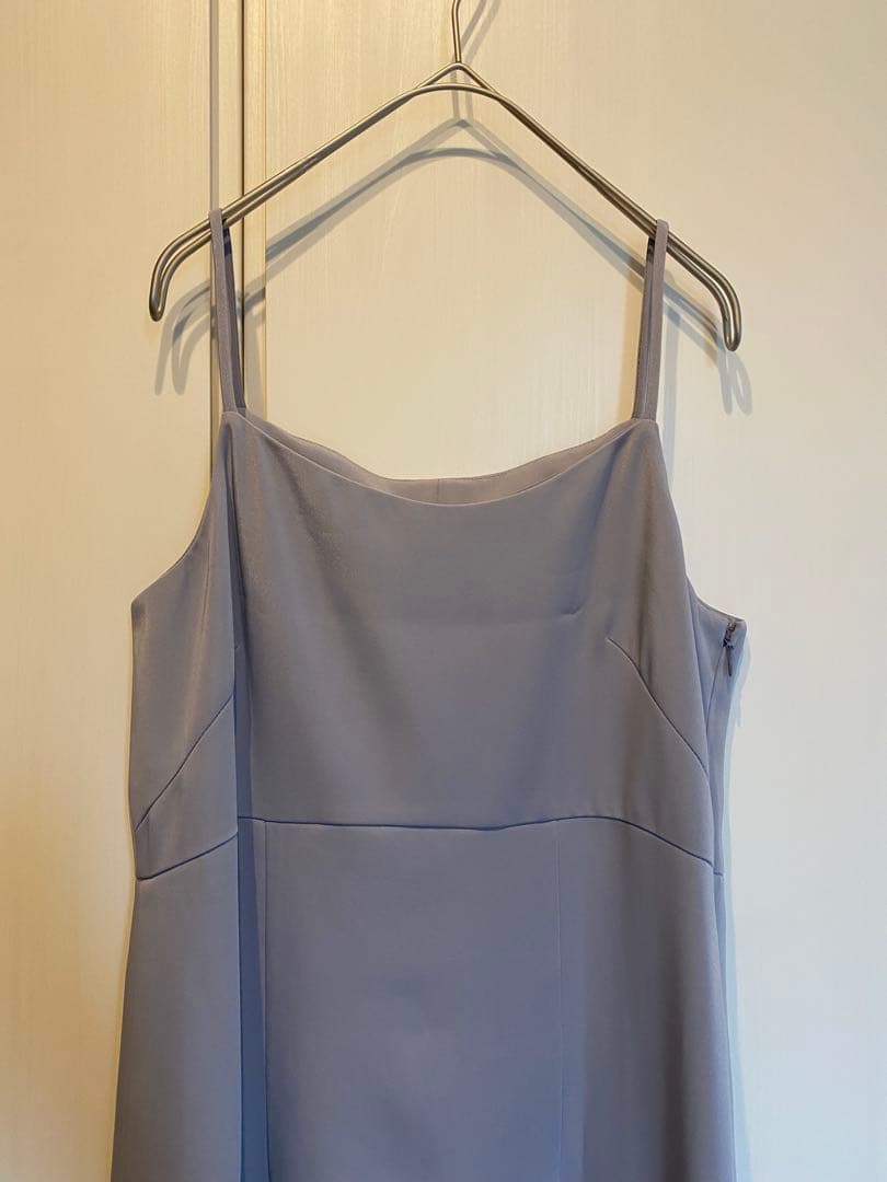 タグ付　URBANRESEARCH ブラウスレイヤードドレス FREE サックス