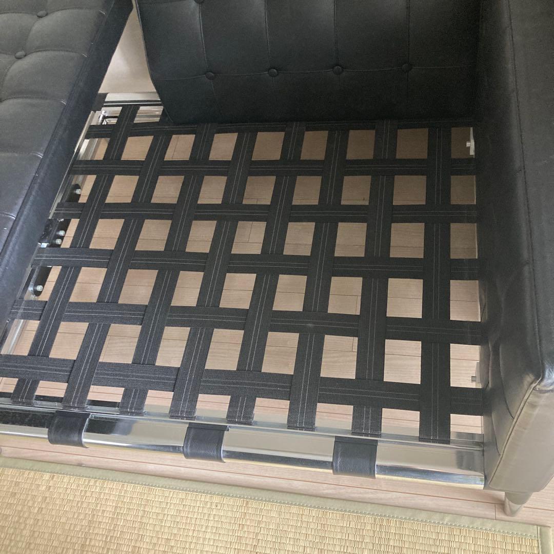 ま*ん様 カッシーナ　黒レザー ソファ