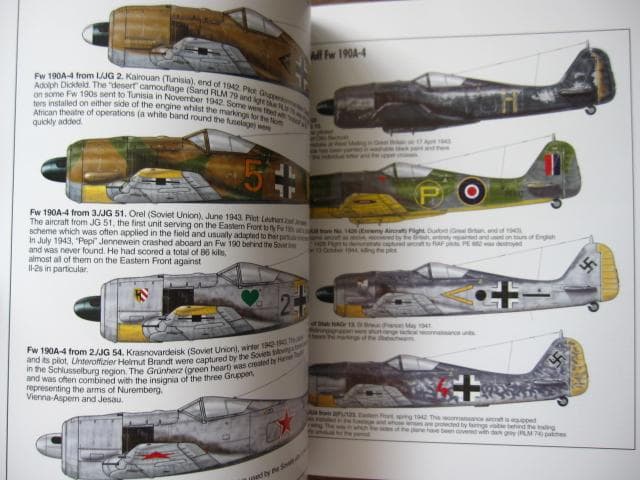 洋書 Focke Wulf FW 190: From 1940-1945