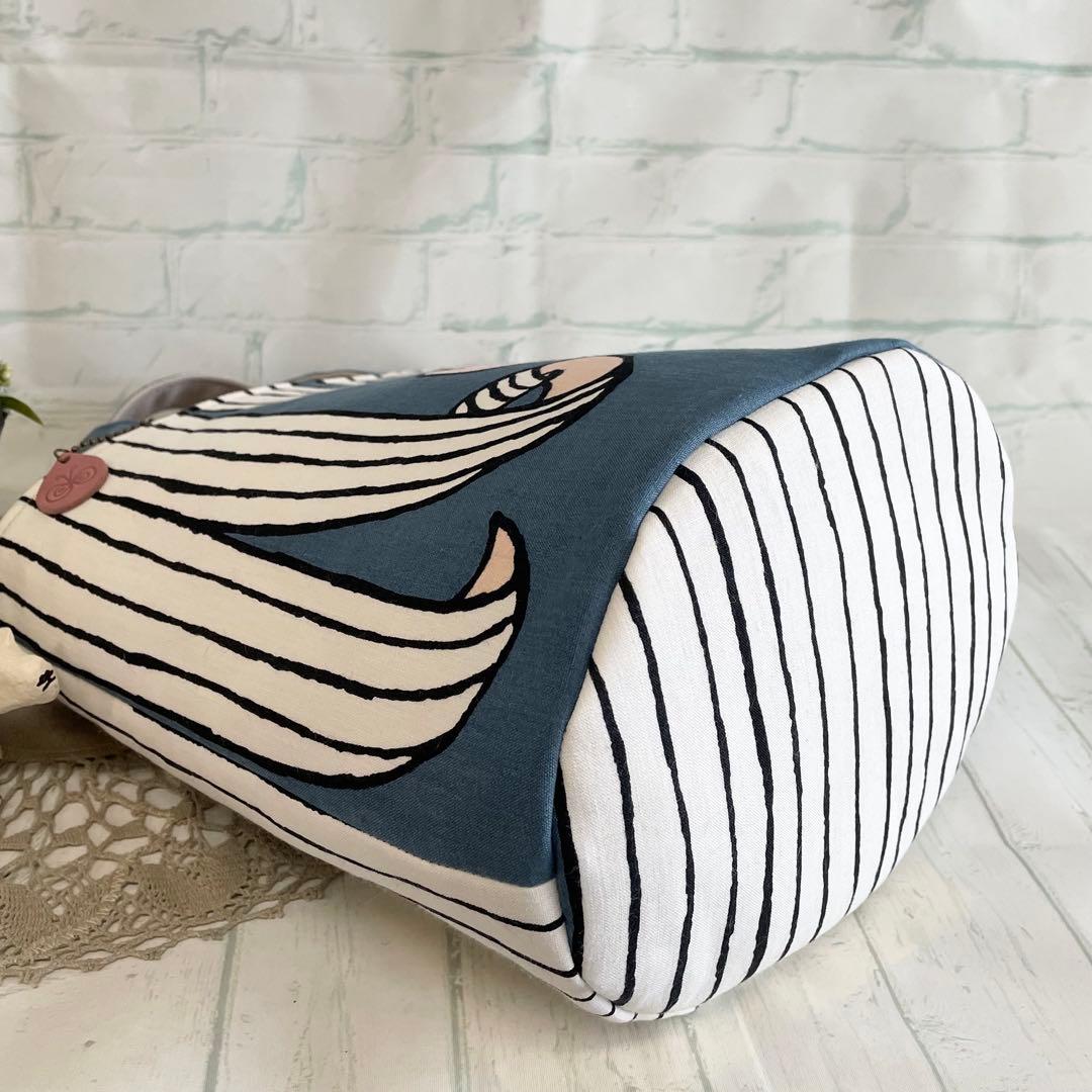 ハンドメイド　バケツトートバッグ　ミナペルホネン　swing　379