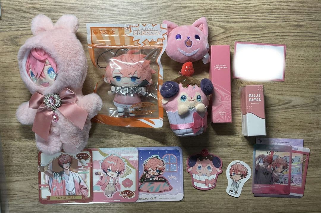 にじさんじ 赤城ウェン まとめ売り 缶バッジ チェキ風カード アクスタ