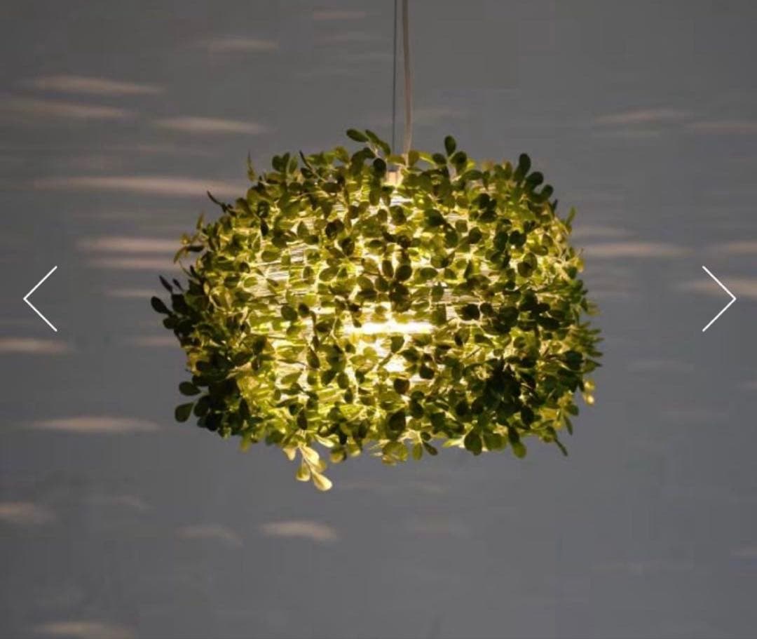 ディクラッセ オーランドビッグ ペンダントライト 人工グリーン 造花 カフェ等