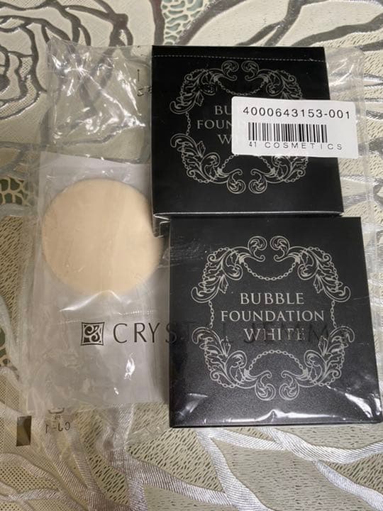 クリスタルジェミー ジェミーネフェルタリ 薬用バブルファンデホワイト  12g