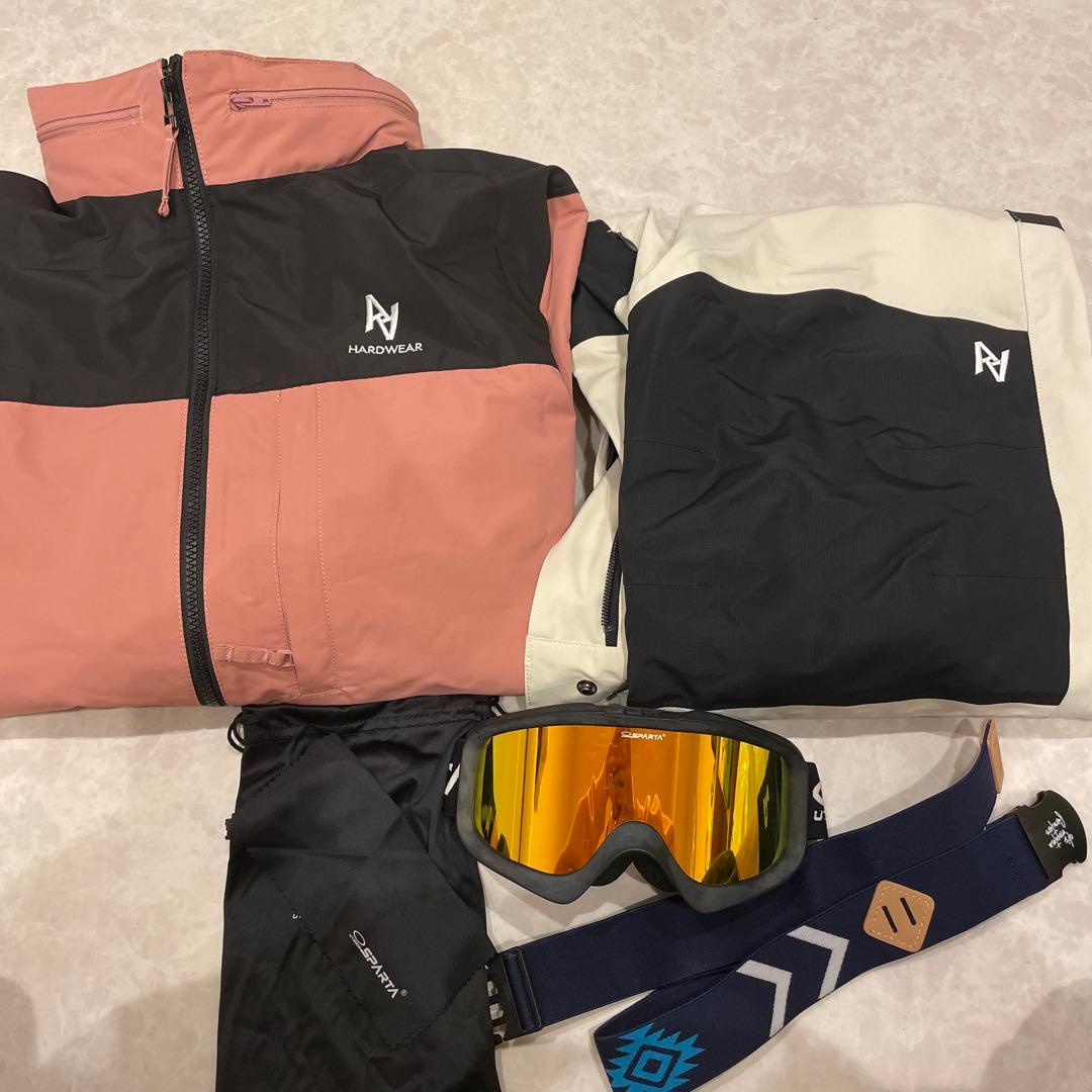 【定価60%】美品。AA HARDWEAR スノーボードウェア 上下セット