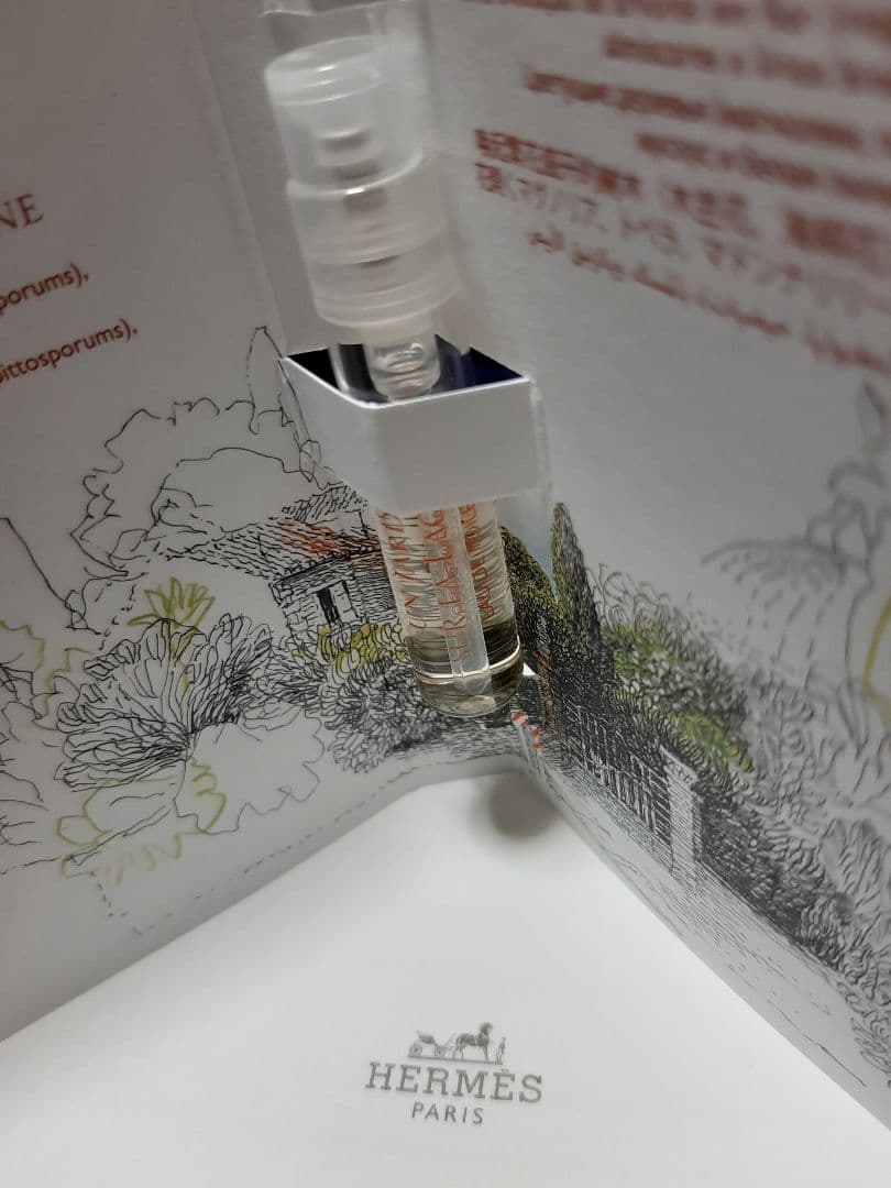 HERMES　エルメス　ラグーナの庭　新品　未使用　サンプル