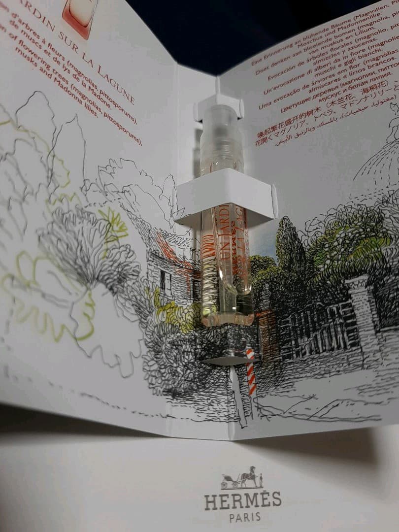HERMES　エルメス　ラグーナの庭　新品　未使用　サンプル