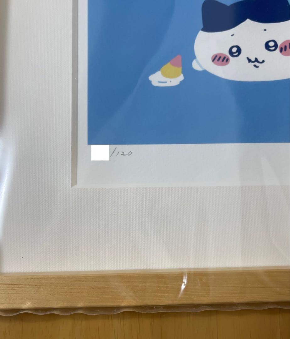 【希少】ちいかわゆうえんち　アートフレーム　ハチワレ