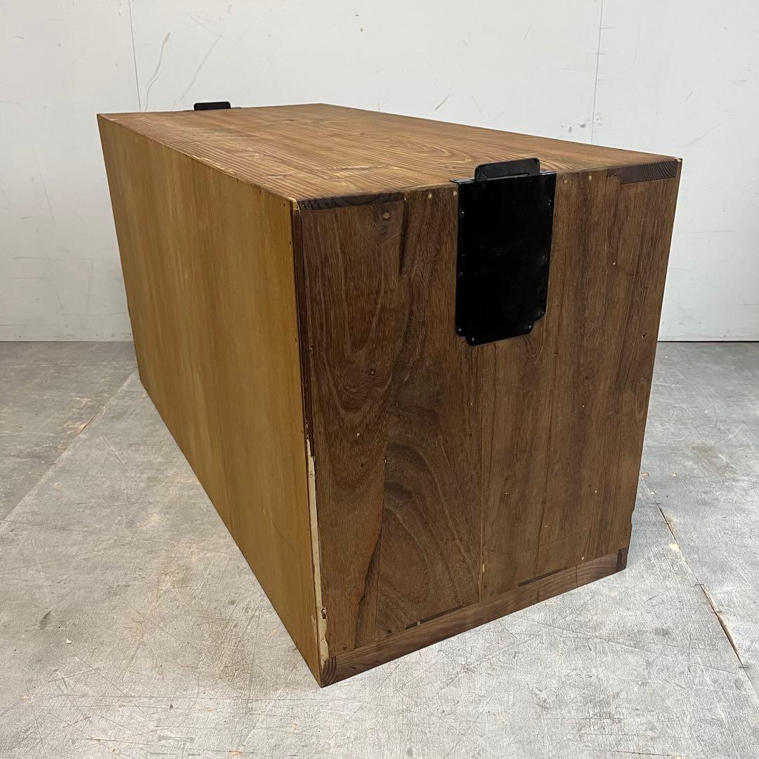 ヴィンテージ チェスト 箪笥 桐 杉 テレビ台 無垢材 昭和レトロ z462