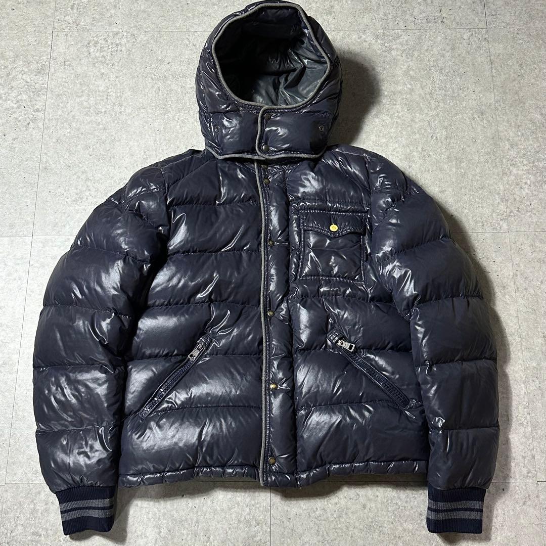 MONCLER BORROM 3 ダウンジャケット ネイビー系