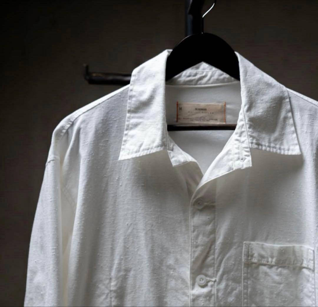 ジャケット・アウター MAISON KINEMA Cotton pajama shirt jacket