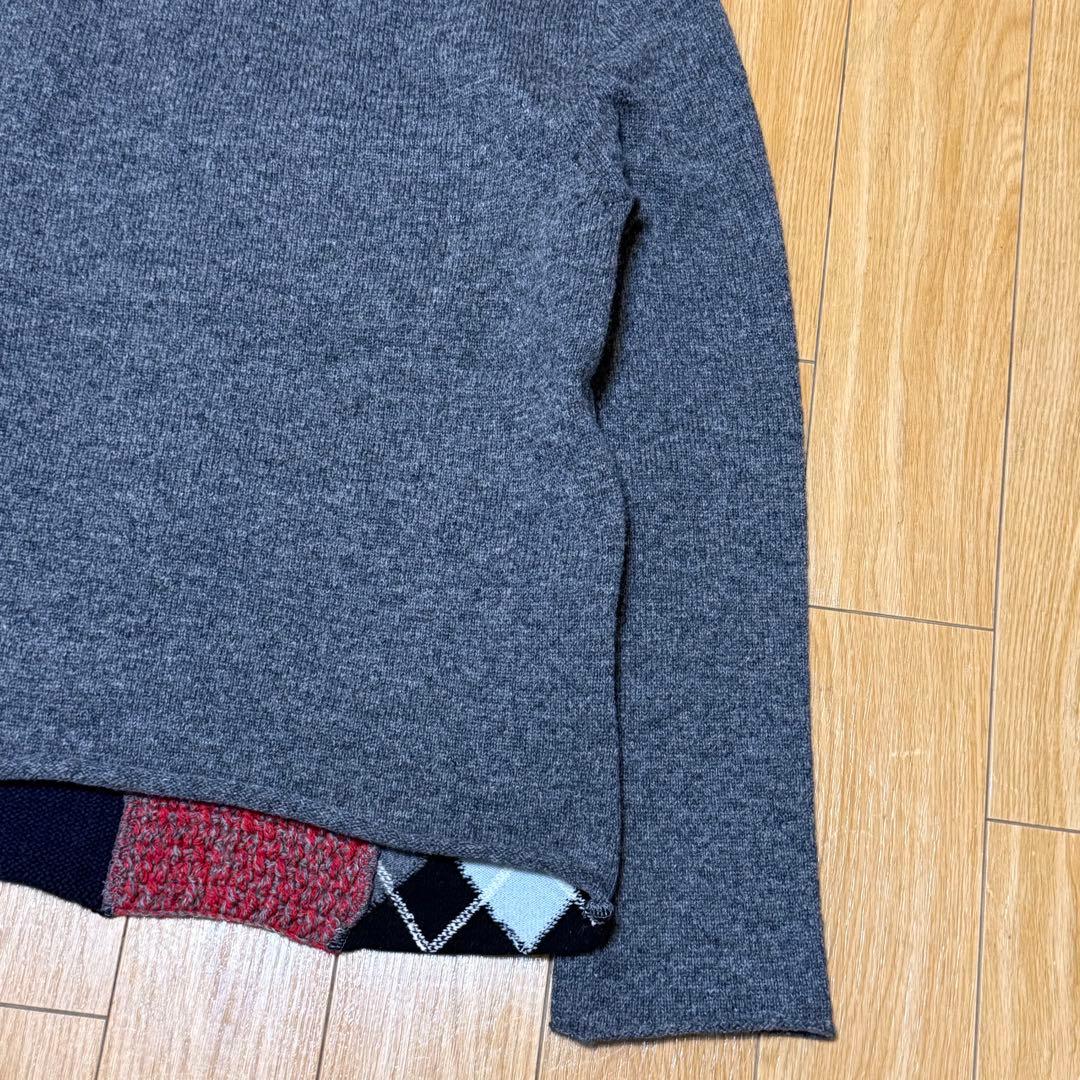 トップス COMME des GARCONS Shirt Patchwork Knit