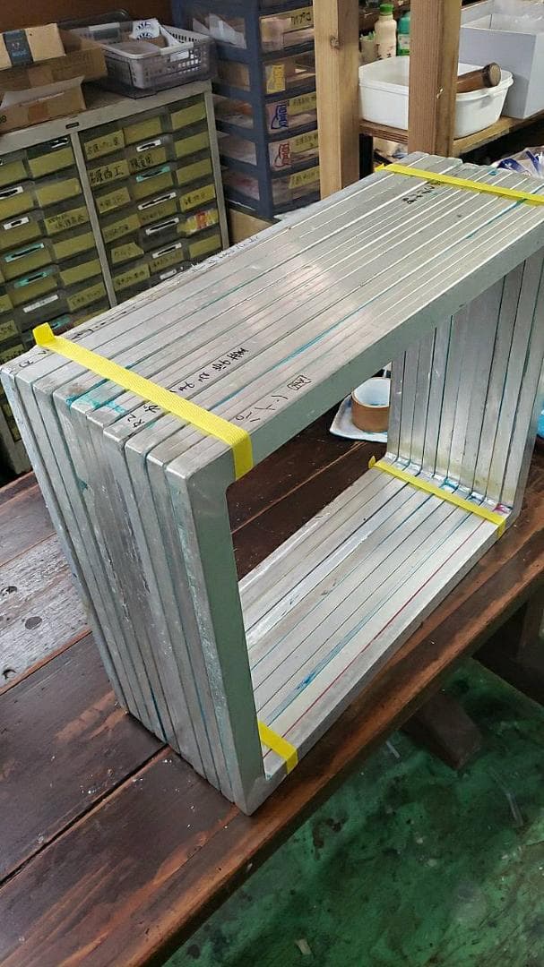 シルクスクリーン用アルミ枠　10個　外寸 550mm×450ｍｍ