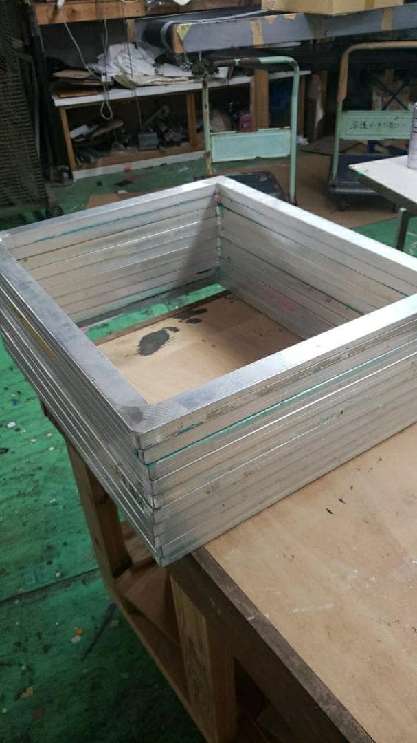 シルクスクリーン用アルミ枠　10個　外寸 550mm×450ｍｍ