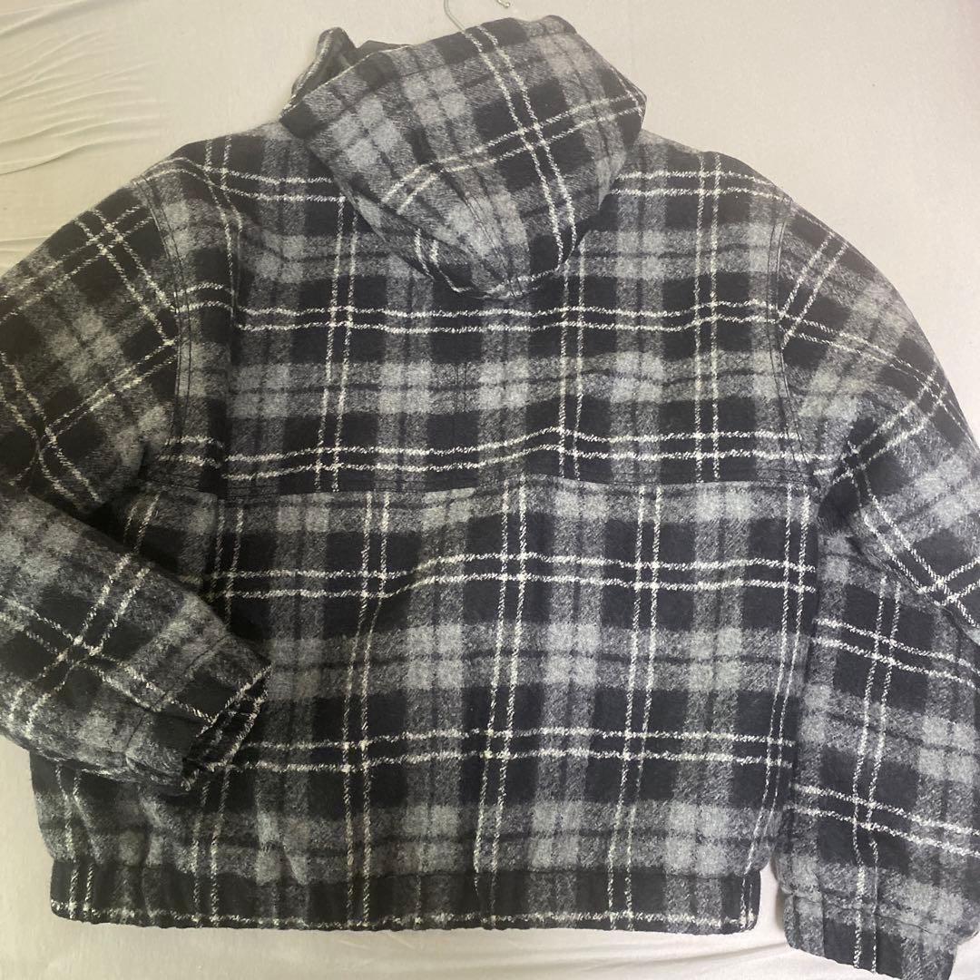 ジャケット・アウター STUSSY WORK JACKET WOOL PLAID