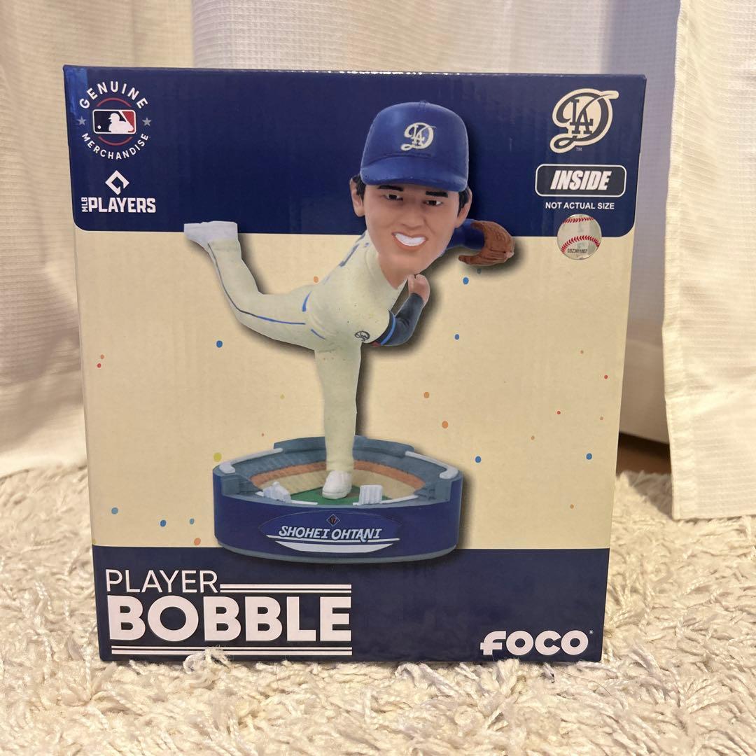 大谷翔平⚾世界限定10000個★MLB公式ドジャース球場台座付ボブルヘッド公式