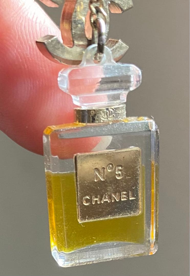 シャネル　レア　ヴィンテージNo.5 香水瓶ピアス　ココマーク　片耳