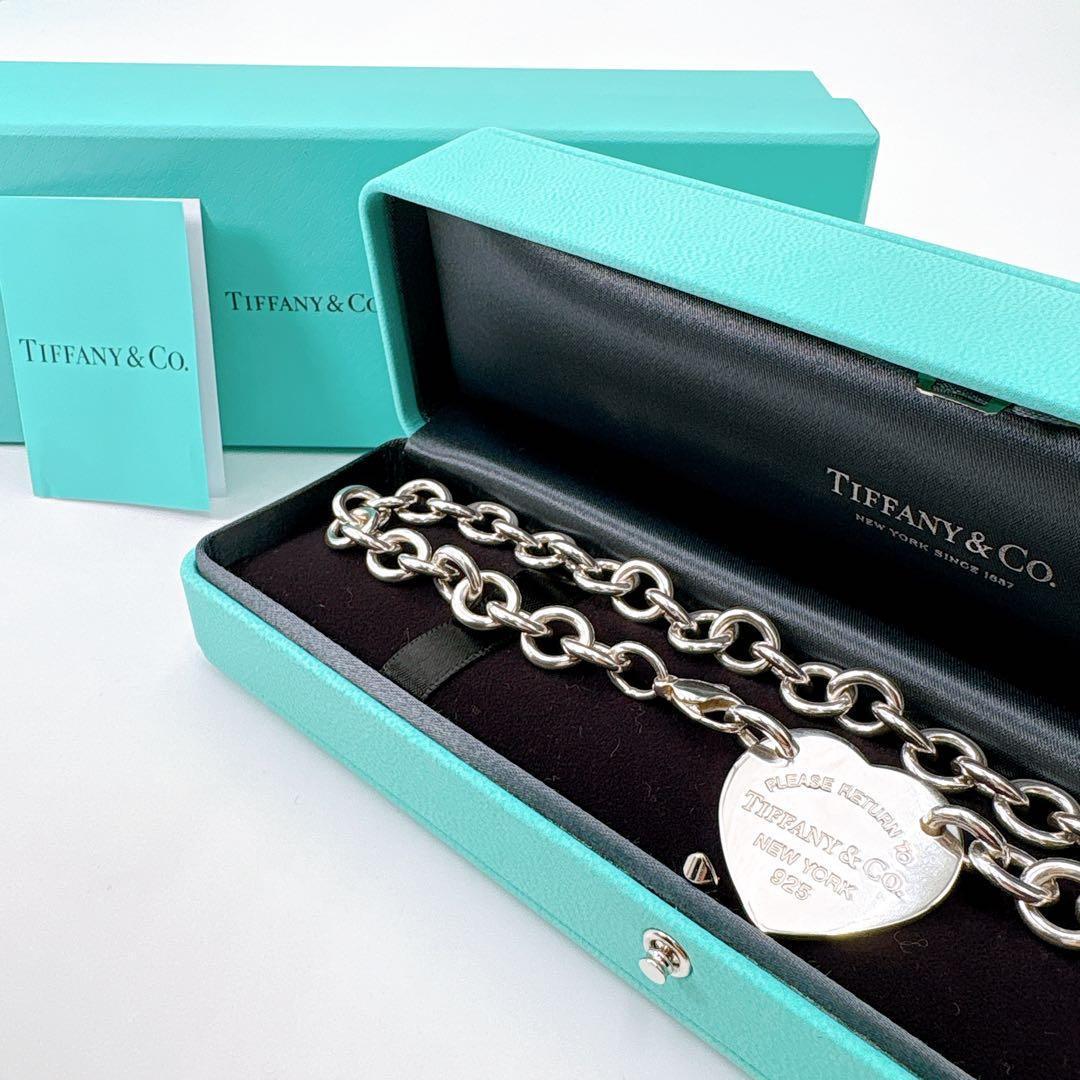 極美品 ティファニー リターントゥ ハート XL チョーカー シルバー925