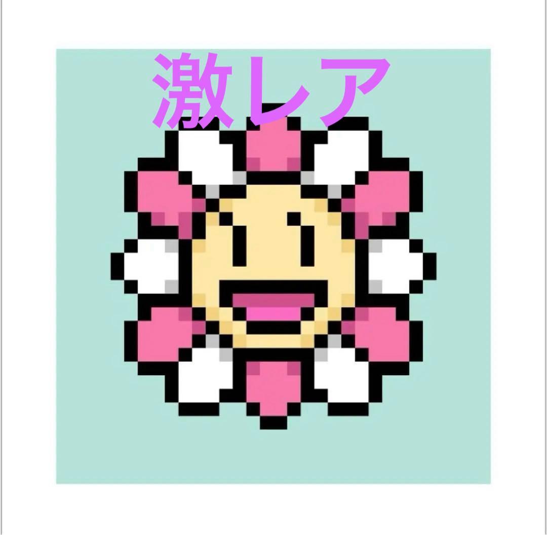 村上隆　初期murakami Flowers 笑顔の女の子　額縁シルクスクリーン