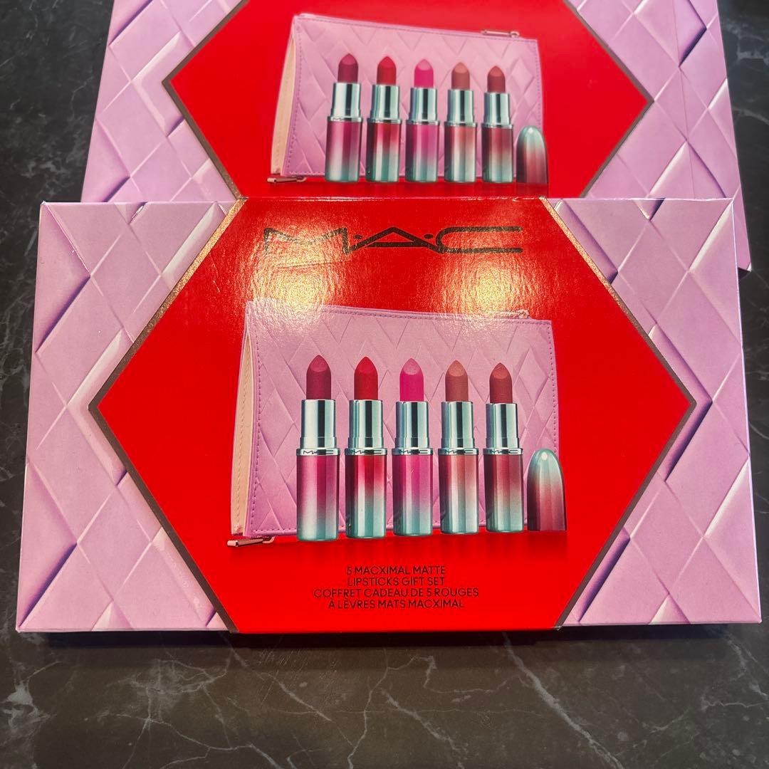半額セール　M.A.C マックシマルマットリップスティック 5本セット