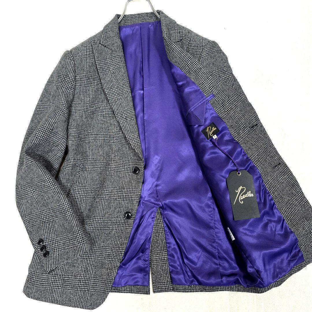 タグ付未使用品 ニードルス テーラードジャケット グレンチェック 千鳥格子 L