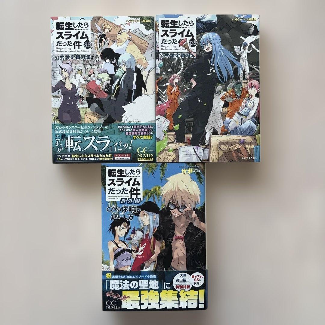 転生したらスライムだった件 1−23＋8.5＋13.5巻＋番外編小説 計26冊
