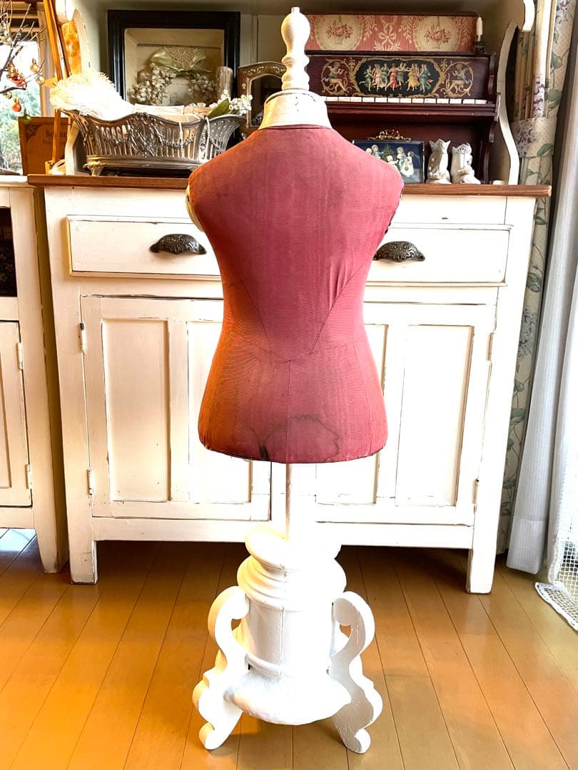 超レア　フランスアンティーク　チャイルドトルソー　ブローチ＆布花付き　たのメル便