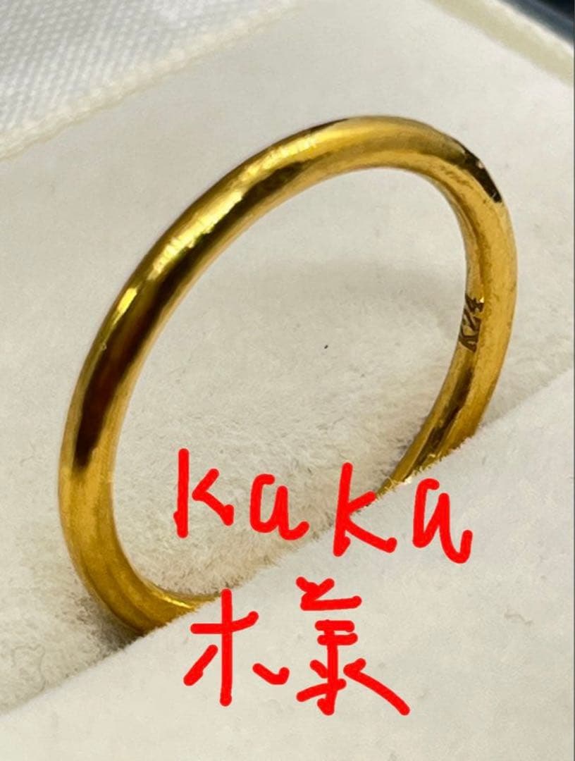kaka オーダー無地リング 約3g指輪 刻印ありハンドメイド 2/2