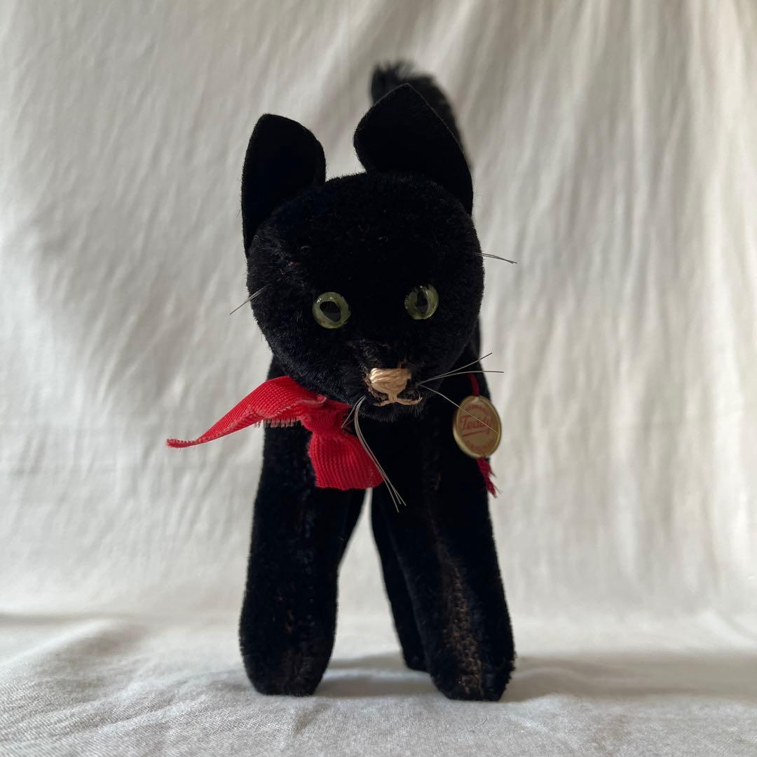 アンティーク　ドイツ　黒ねこ　トムキャット