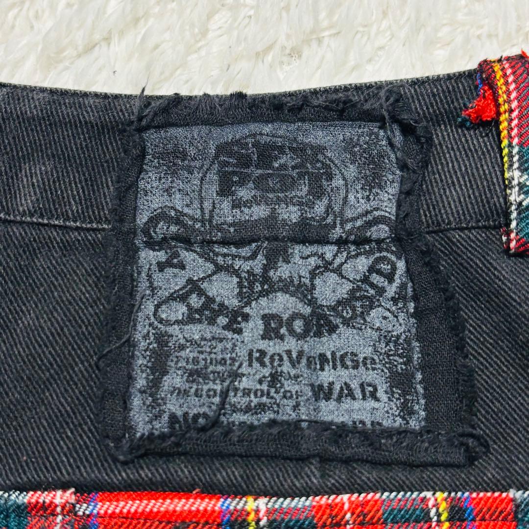 希少 Sex pot Revenge ボンテージ パンツ チェック y2k