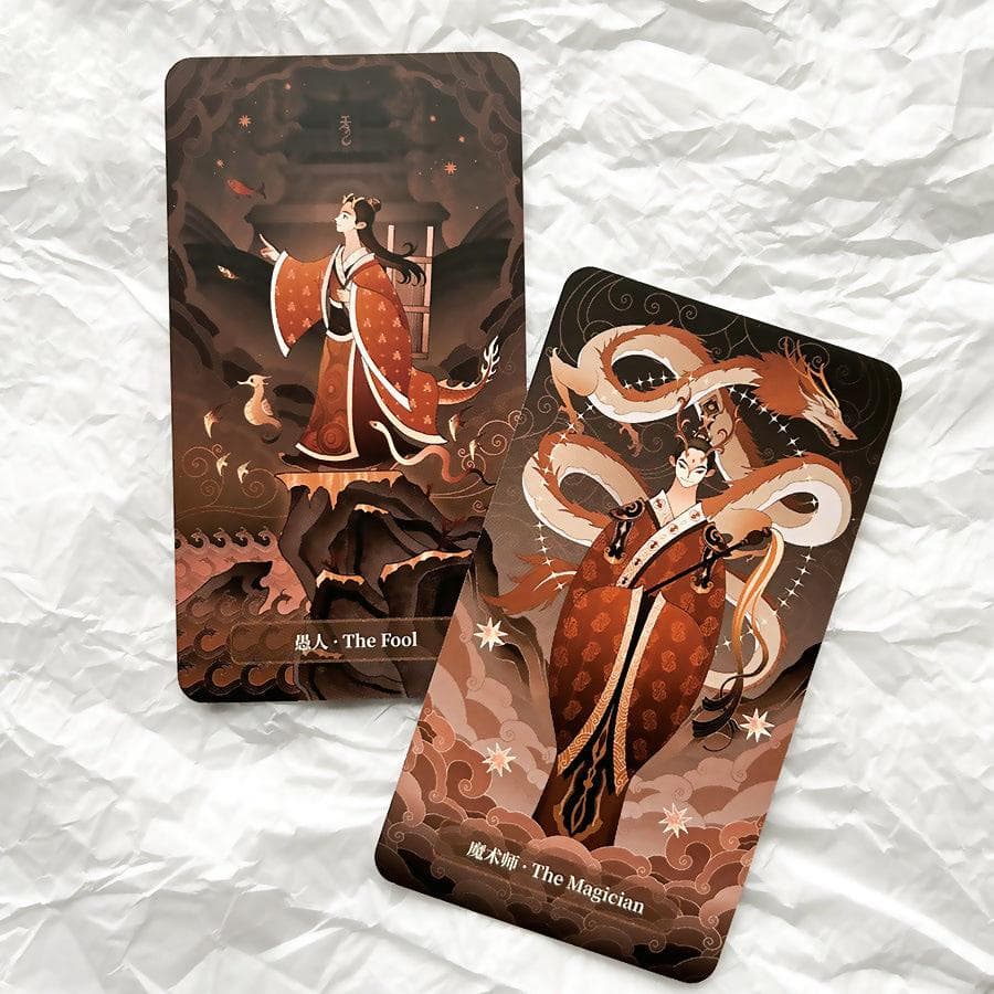 【正規品タロットカード】超美麗デッキ✨入手困難希少レア✨ドラゴン／龍のタロット