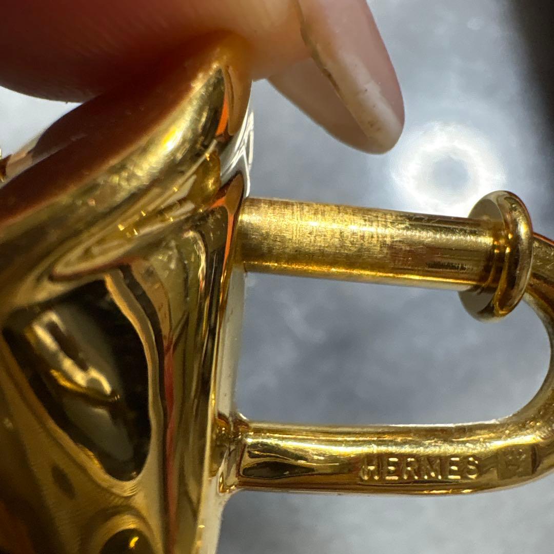 HERMES 1992年限定 カデナ ゴールド ペリカン チャーム　箱付き