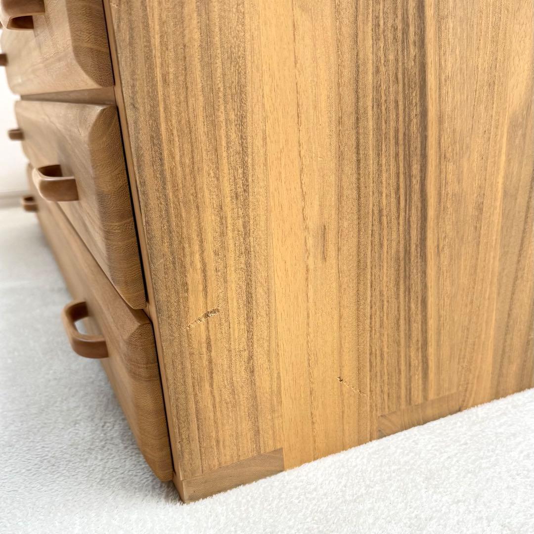 起立木工 桐 チェスト　3段　天然木　タンス　北欧　大塚家具