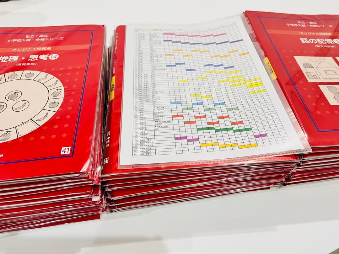 【まいまいし様】会員限定　伸芽会オリジナル問題集　全63冊　赤本
