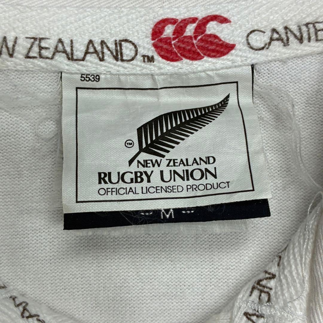 90s CANTERBURY ラガーシャツ オールブラックス ユニフォーム