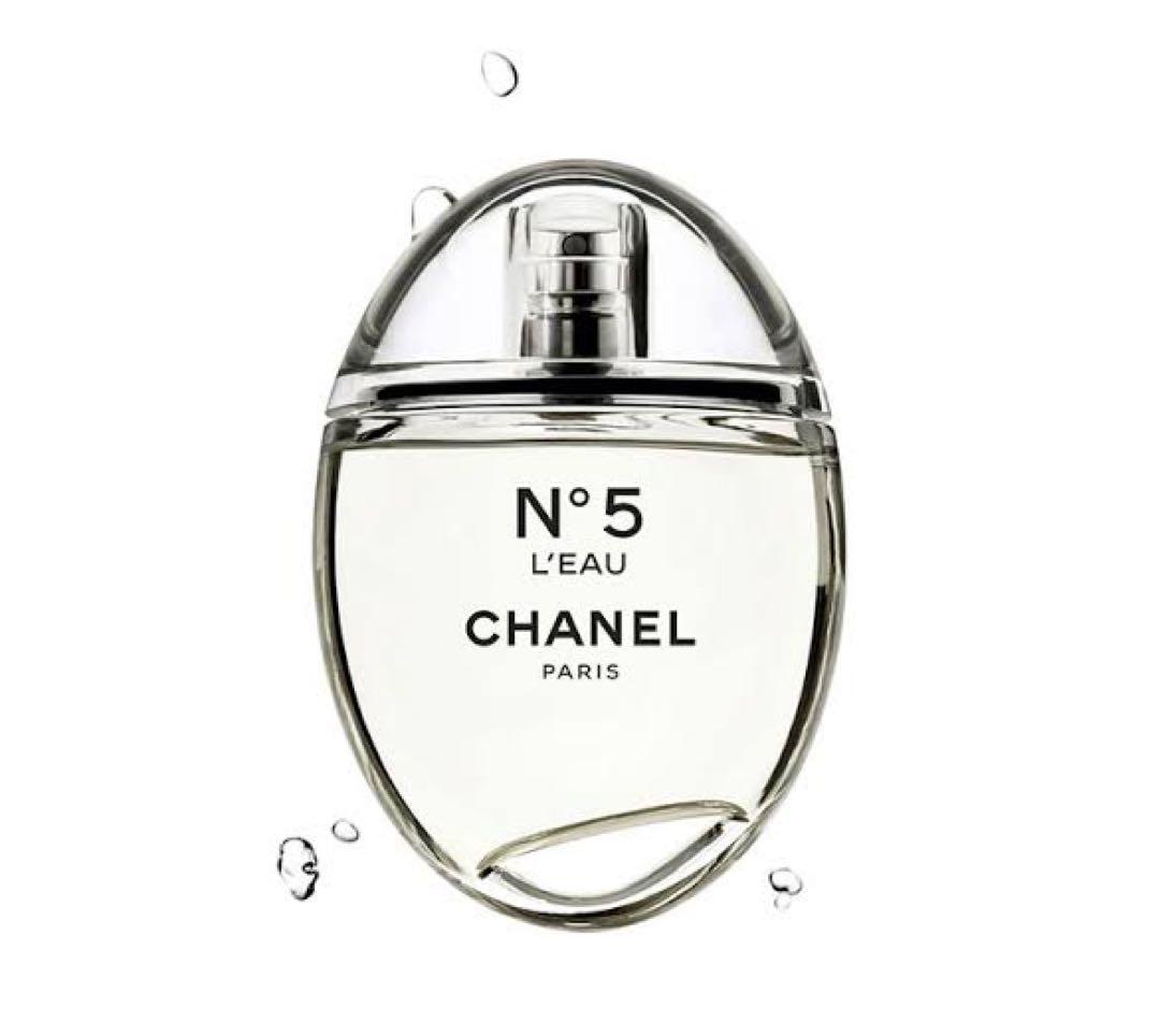 【特別限定品】未開封　CHANEL N°5 L'EAU 香水　巾着ポーチ付き