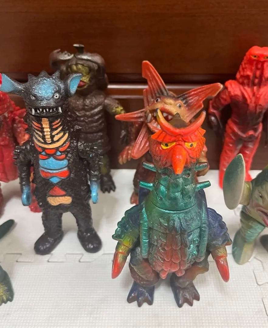 ポピー怪獣足製8体ソフビ