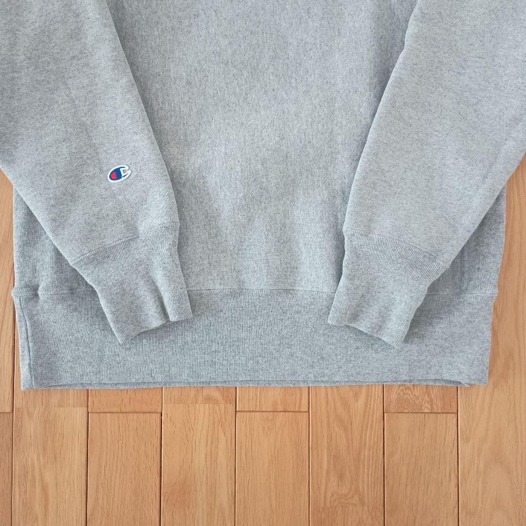 【L】チャンピオン　リバースウィーブ　赤タグ　ハーバード　harvard グレー