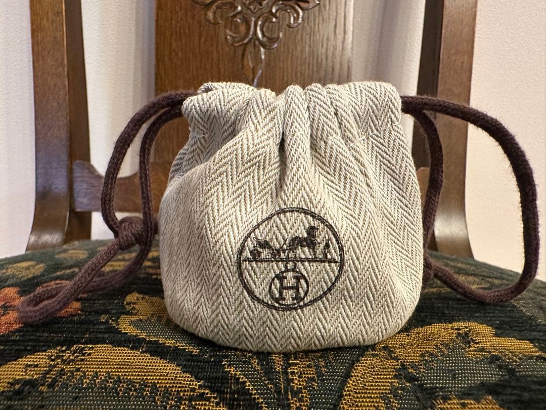 （未使用品）エルメス レザーブレスレット バングル オランプ エトゥープ T2