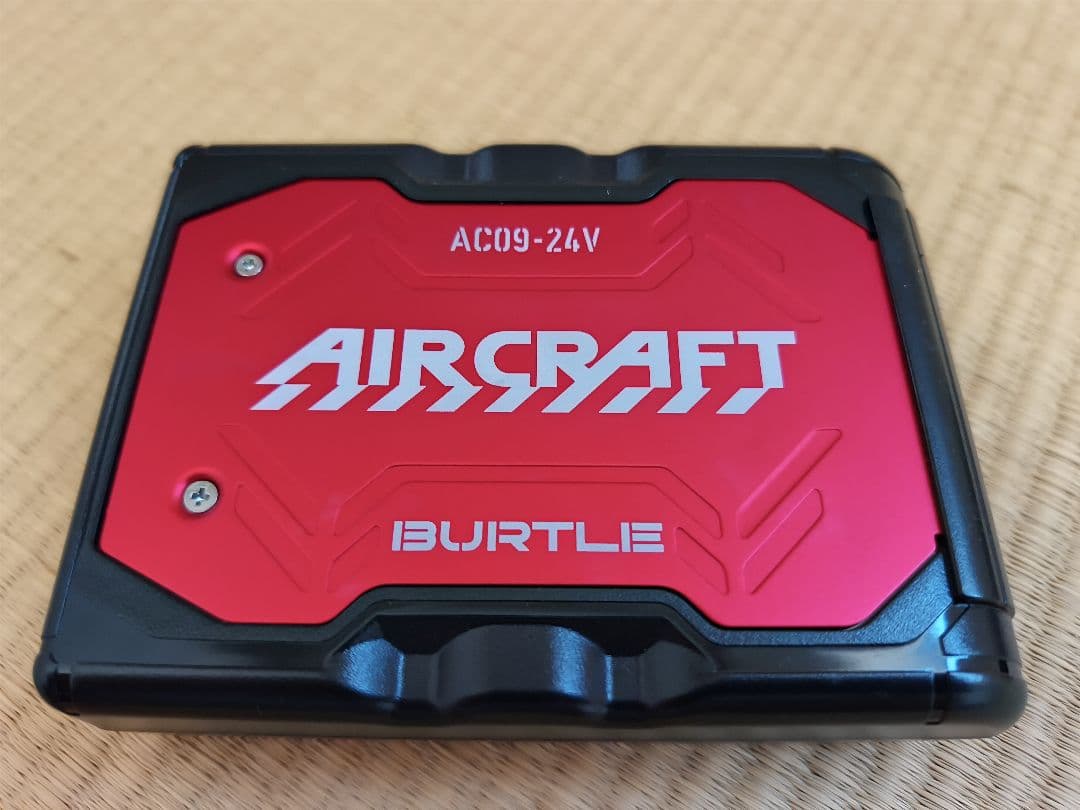 黒の空調服 エアクラフトファン付き