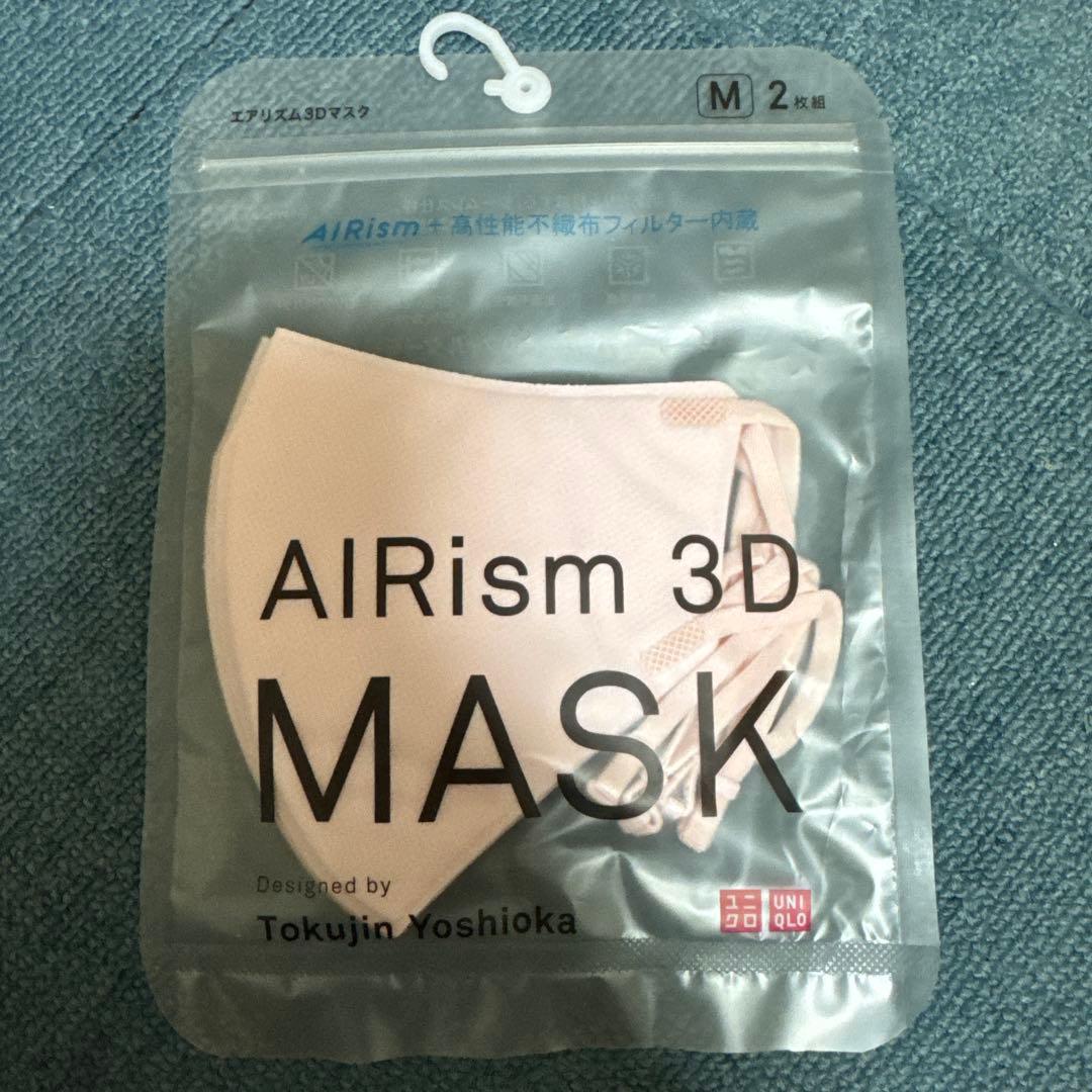 AIRism 3D MASK Mサイズ ピンク 2枚入り